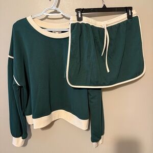Skort sweatshirt set